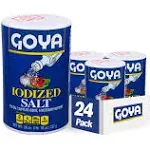 Goya Foods Iodized Salt, 26 Ounce (Pack of 24)