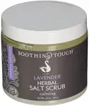 Lavender Herbal Salt Scrub Lavender 20 oz By Soothing Touch