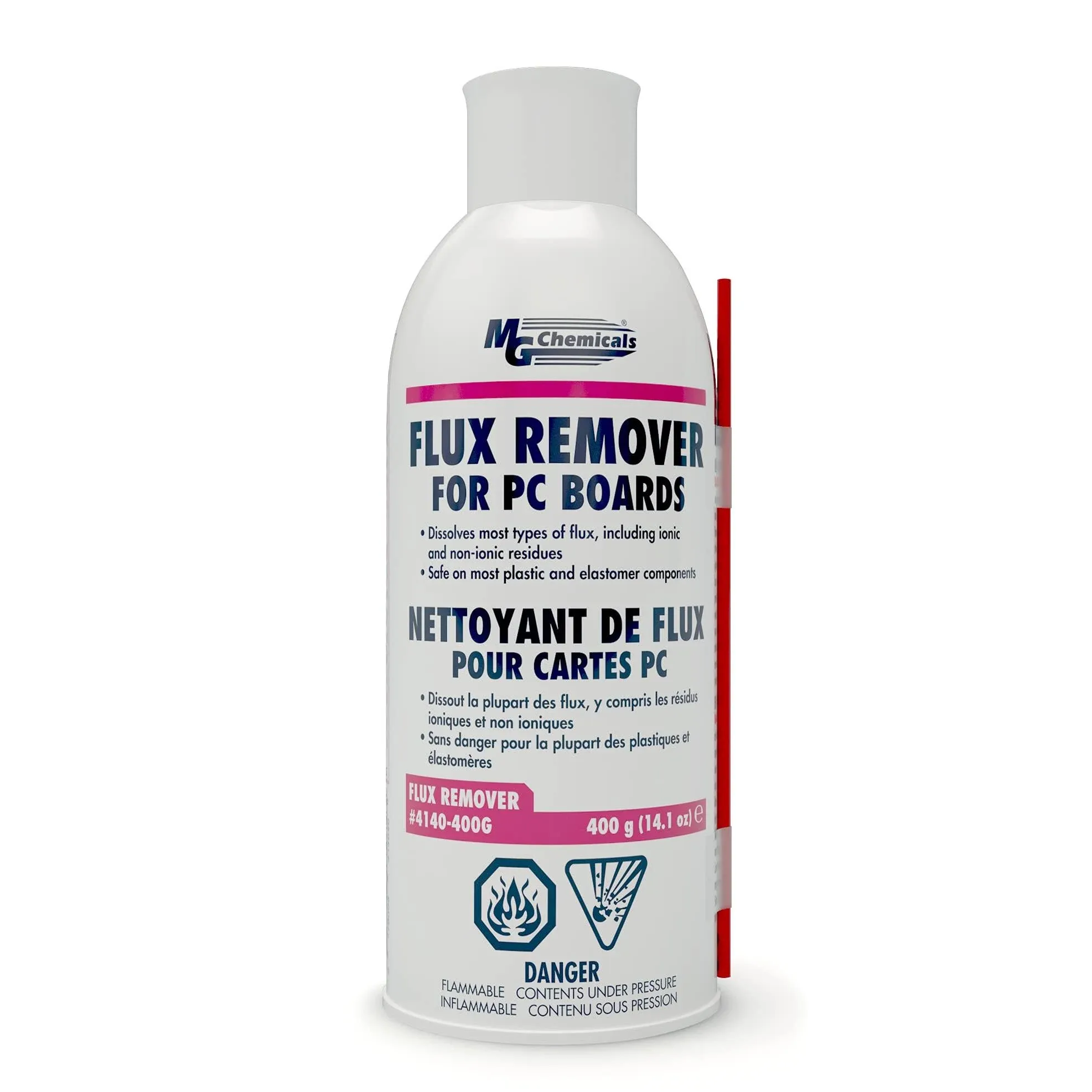 MG Chemicals - 4140-400G 4140 Flux Remover for PC Boards, 400g (14 Oz) Aerosol Can