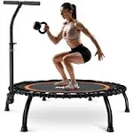 Zupapa Silent Mini Fitness Trampoline&amp;#82<wbr/>11; Indoor Rebounder for Adults –