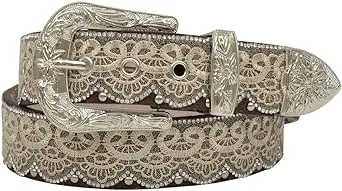 1 1/2" Brown Ladies' Fashion Belt