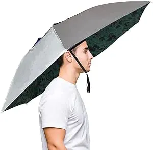 Mifashion Umbrella Hat for Golfsilver-Cam<wbr/>ouflage Large