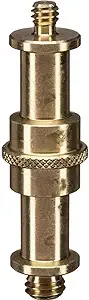 Manfrotto 013 Double End Stud 1/4-Inch 20 and 3/8-Inch Adapter Spigot - Replaces 3094