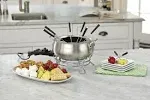 Cuisinart Fondue Pot, 3 Quart, For Chocolate, Cheese, Broth, Oil, Stainless Steel, CFO-3SSP1