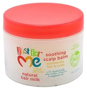 Just For Me Natural Hair Milk Soothing Scalp Balm 6 oz (Pack of 3)