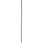 Nuvo Iron 1/2" Square Hollow Black Steel Interior Stair Baluster - 44" Long - Classic (Pack of 12)