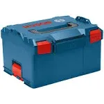 L-BOXX Tool Box, Plastic, Blue, 17-1/2 in W x 14 in D x 10 in H