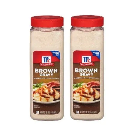 McCormick Brown Gravy Mix - 21 Ounce (4 Pack)