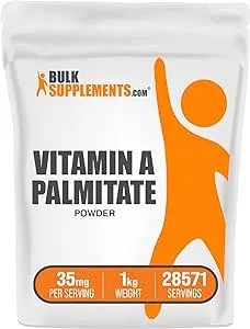 BulkSupplements Pure Vitamin A Palmitate Powder (1 Kilogram)