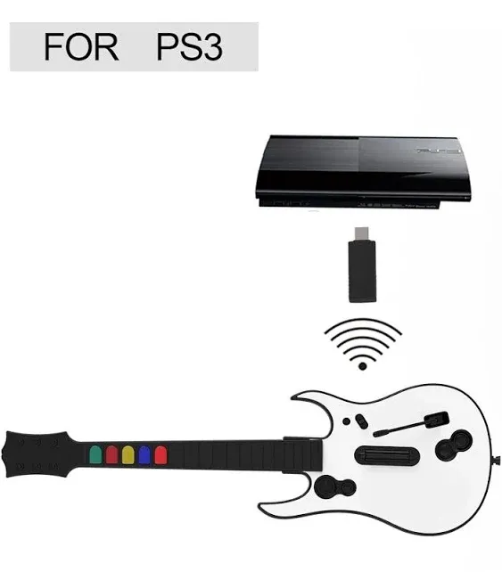 Guitar Hero Wireless PC Guitar Controller for PlayStation 3, PS3, and Clone Hero