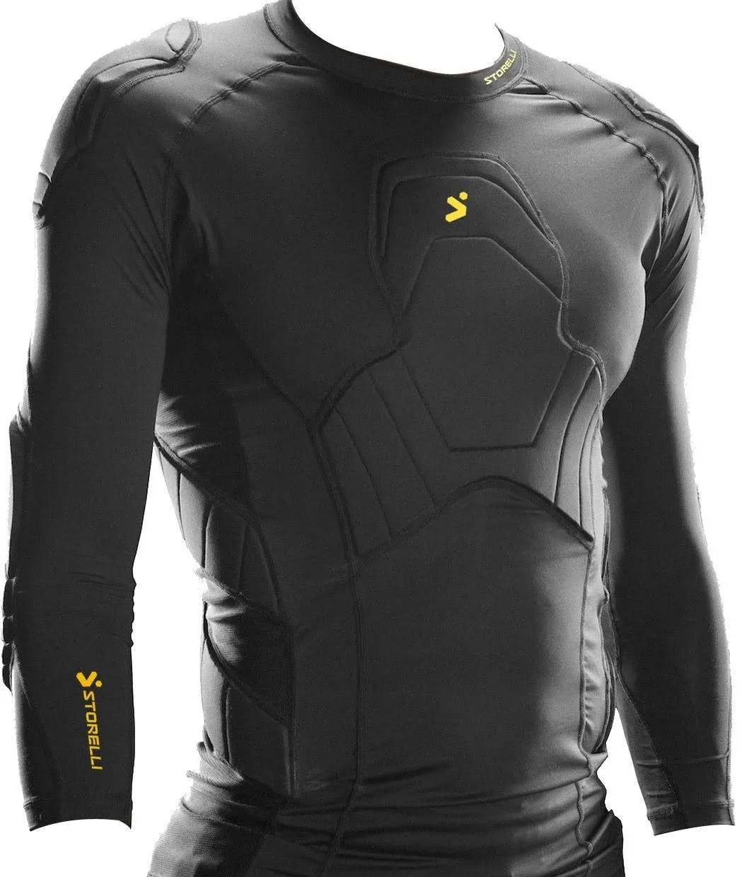 Storelli BodyShield Goalkeeper 3/4 Undershirt | Lightweight Compression Soccer Shirt