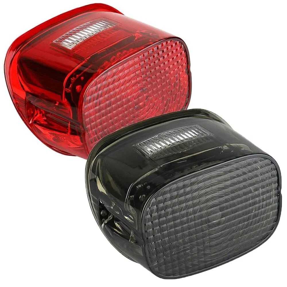 Eagle Lights Smoked Strobing Taillight Brake for Harley XL Dyna Softail Touring