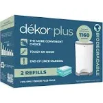 Diaper Dekor Plus Diaper Pail Refills - 2 pack