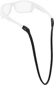 Chums Switchback Silicone Eyewear Retainer BLACK Fits Most Frame Sizes NEW