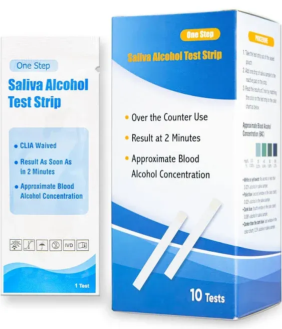 Saliva Alcohol Test Strip