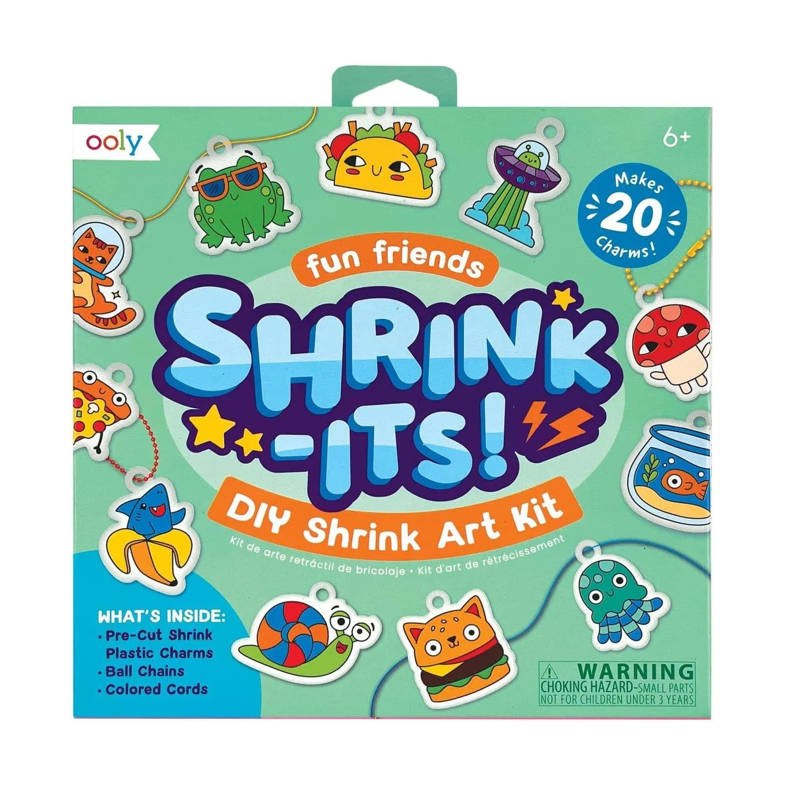 Ooly Shrink-Its! DIY Shrink Art Kit - Fun Friends