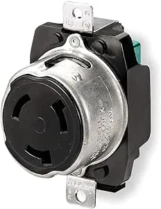 Hubbell 50A 125V Locking Receptacle 3P