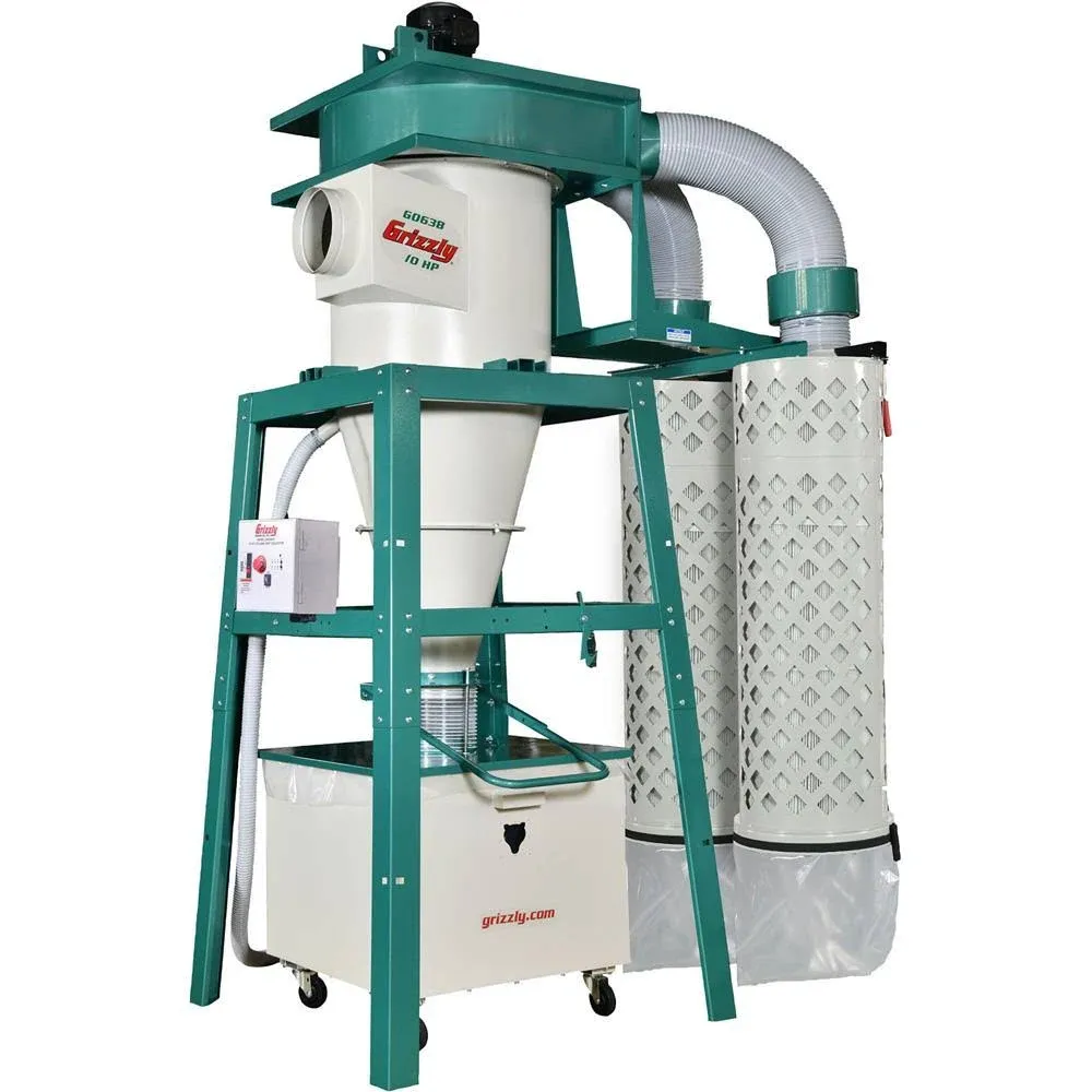 Grizzly G0601 - 5 HP 3-Phase Cyclone Dust Collector