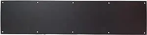 Don-Jo 90 Metal Kick Plate, Oil Rubbed Bronze Finish, 34" Width x 6" Height, 3/64" Thick