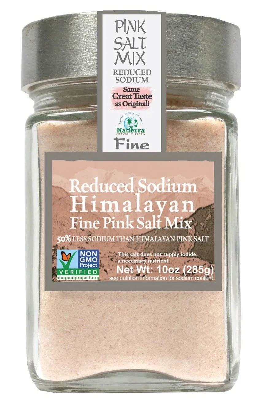 Himalania, Reduced Sodium Pink Salt Mix, Fine, 10 oz (283 g)