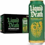 Liquid Death Sparkling Water 12 x 500ml, Severed Lime