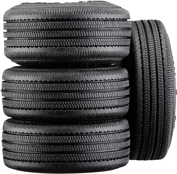 DJCRAWLER 1.0 H/T Tires 56 * 19.5mm, On-Road Emulational Tires for 1/24 Scale RC ...