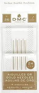 DMC Gold Tapestry Hand Needles, Size 26 4/Pkg