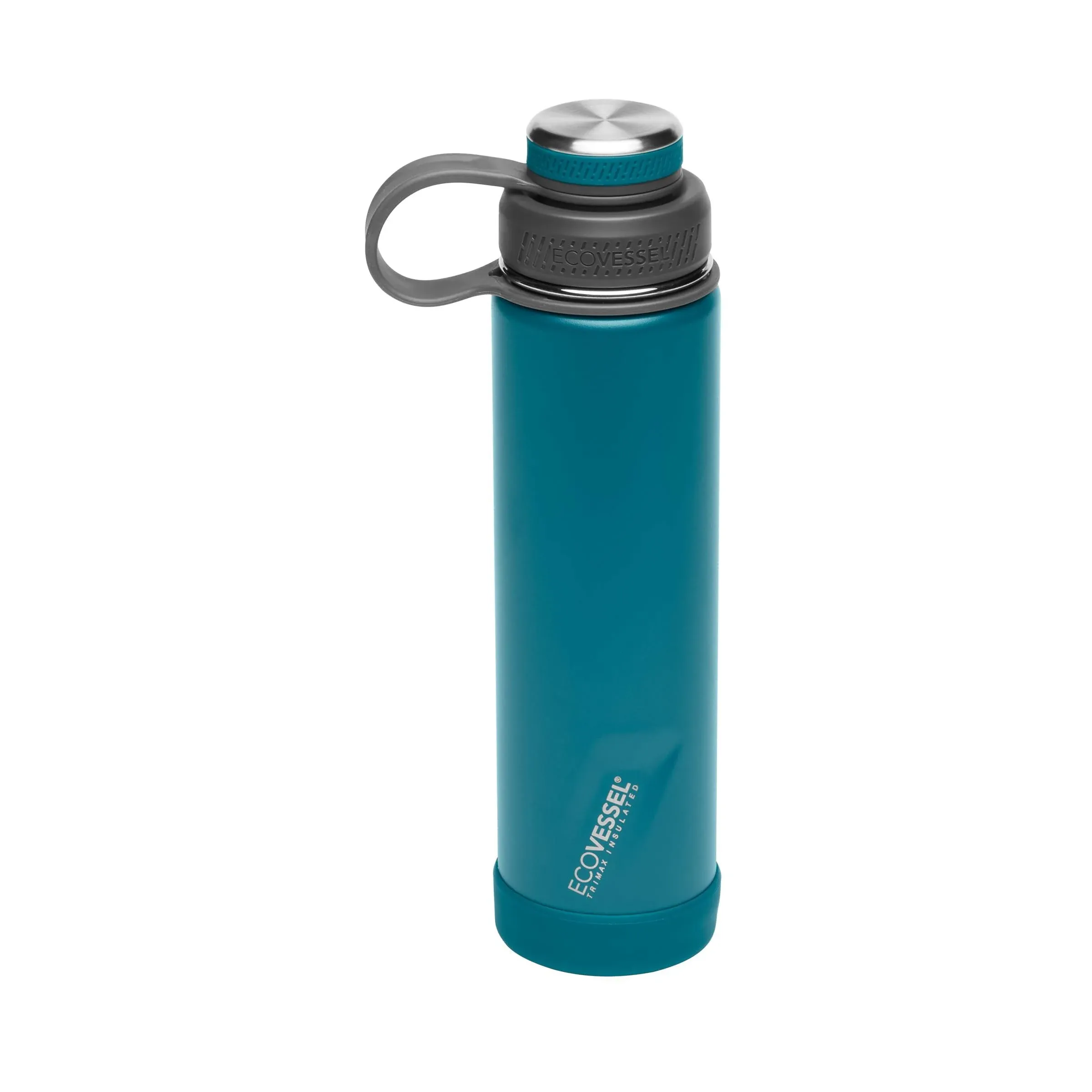 EcoVessel Boulder 24oz.Insulated Water Bottle w/ Strainer Mountain Green