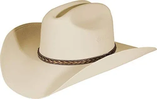 Western Cowboy & Cowgirl Hat Pinch Front Wide Brim Style