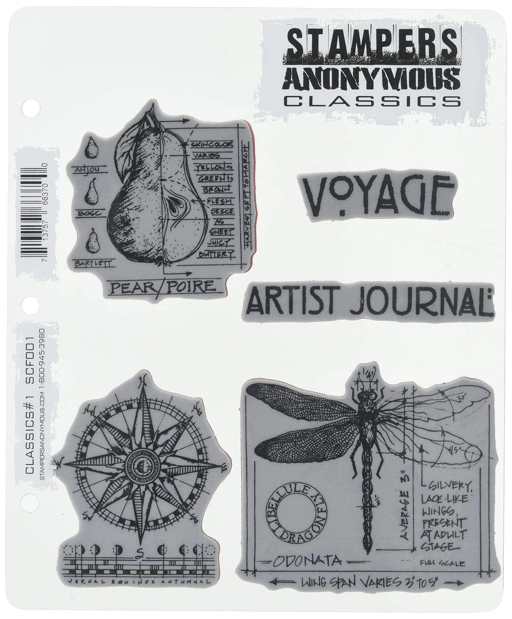 Classics Cling Stamp Set | Tim Holtz