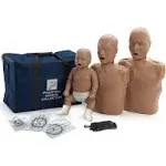 Prestan Collection of CPR Manikins (Adult, Child, & Infant), Dark Skin Tone