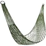 ABlevel Nylon Weave Rope Hammock Swing Outdoor Single Lounge Bed 220lb Capacity