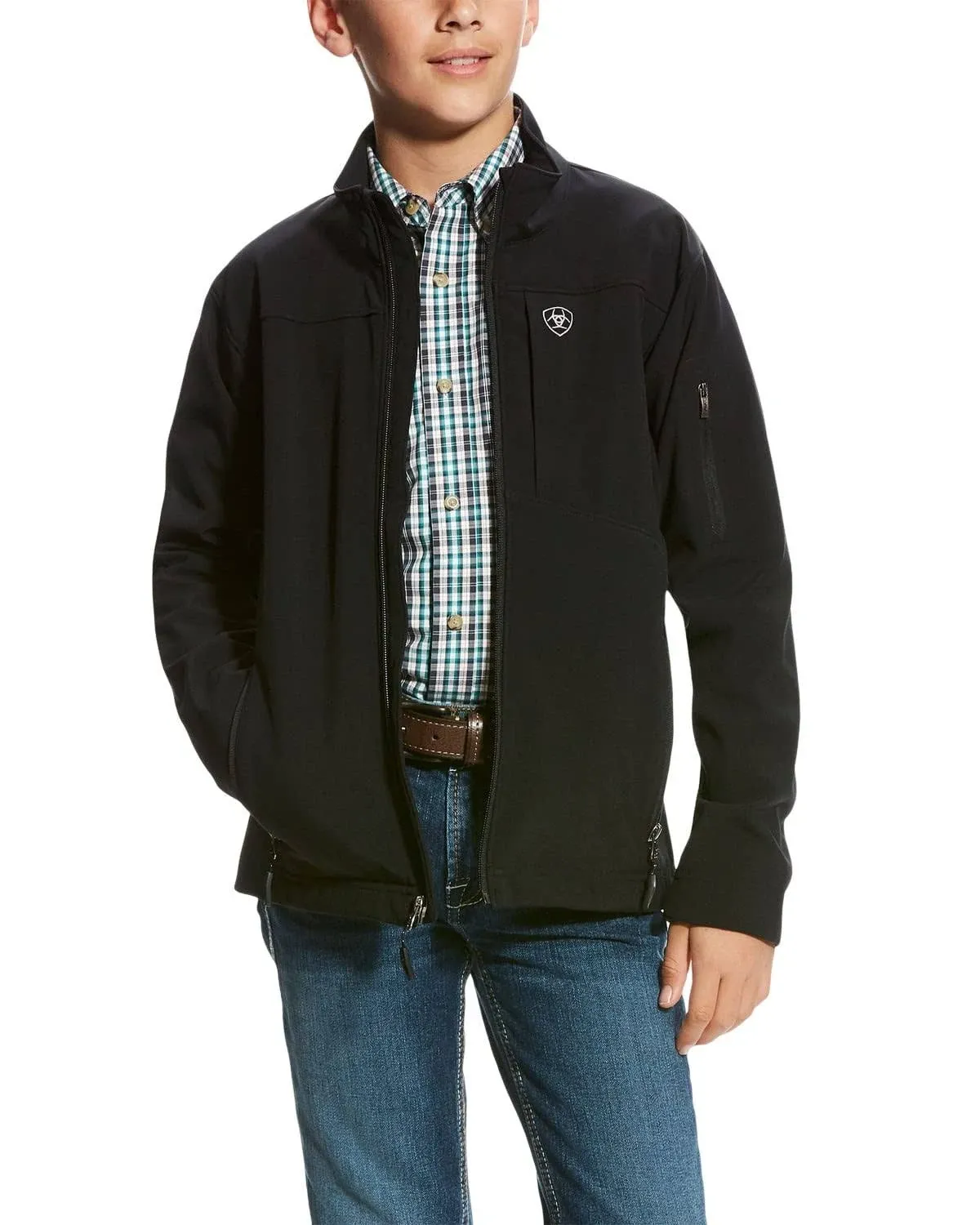 Premium Ariat Boy's Vernon 2.0 Softshell Jacket: Water & Wind Resistant