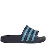 Adidas Adilette Aqua Slides Legend Ink Bright Cyan