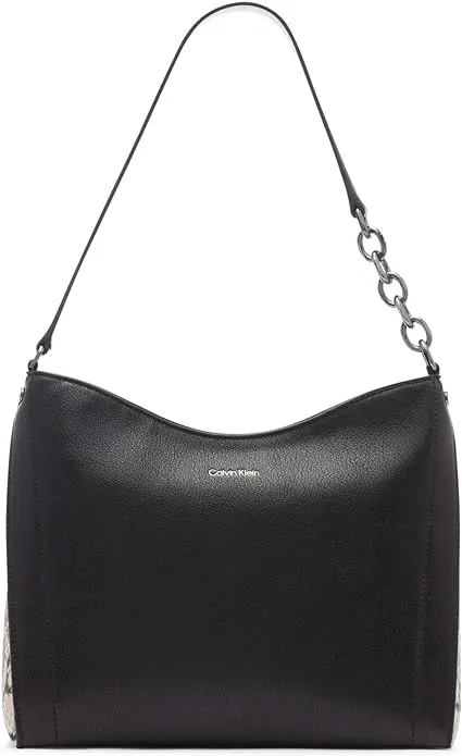 Calvin Klein Nova Chain Hobo Shoulder Bag