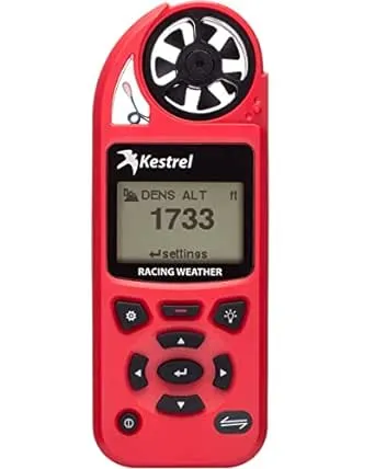 Kestrel 5100 Racing Weather Meter Non-Link, Red