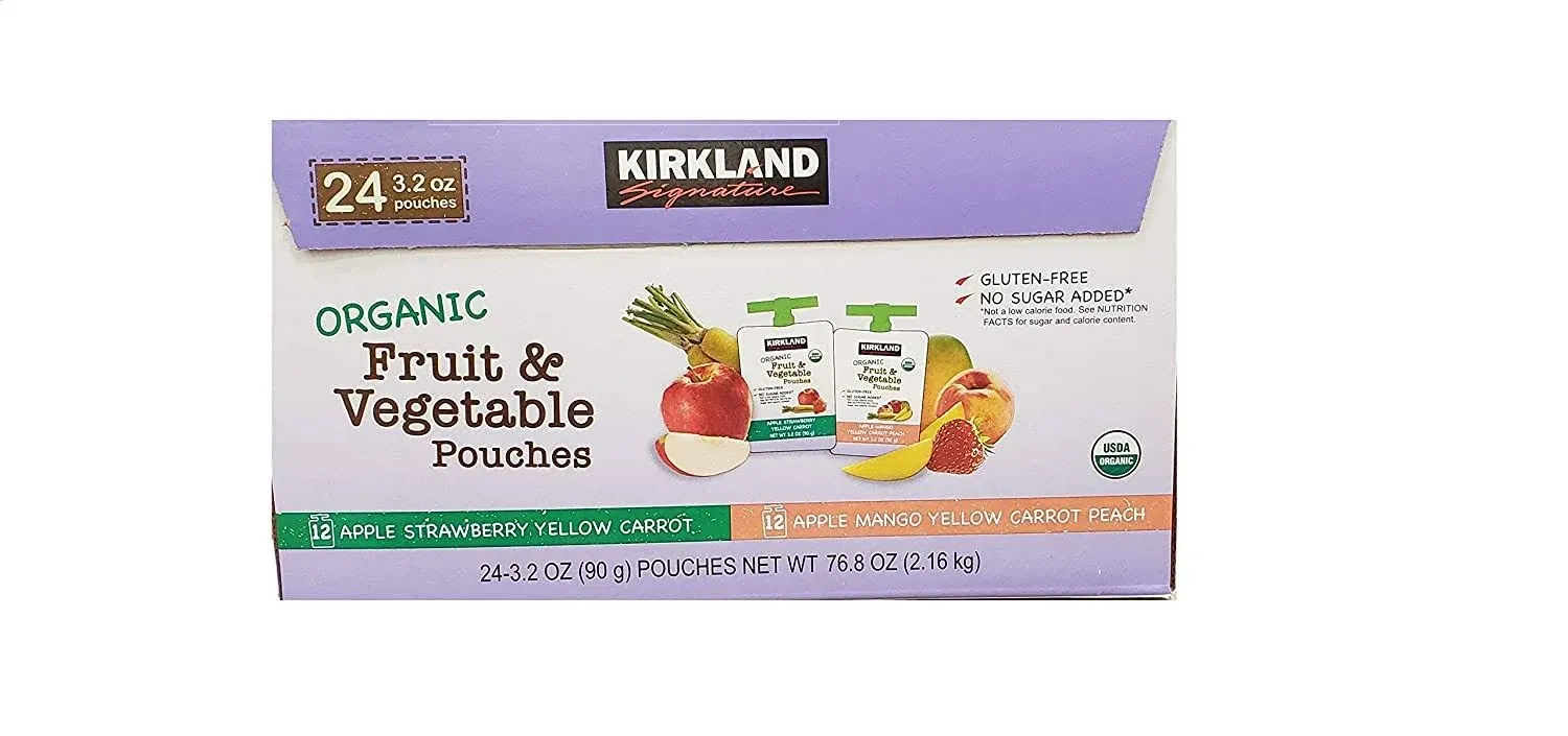 Kirkland Signature Organic Fruit and Vegetable Pouches