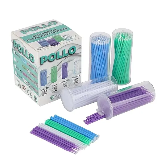 Multi Styles Disposable Dental Pollo Microbrush Applicators Brushes Bendable