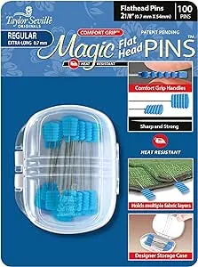 Taylor Seville Magic Pin Flat Head 0.7mm 100pc