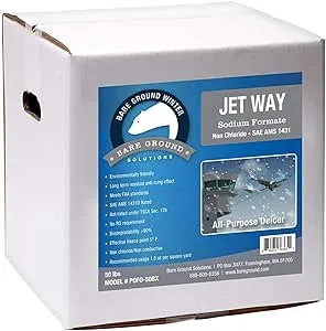 Bare Ground Jet Way Sodium Formate Granular Deicer SOFO-50BX