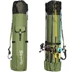 Fishing Rod Case Organizer Pole Storage Bag Fishing Rod and Reel Organizer for