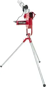 Heater Sports Pro Baseball Pitching Machine W/Automatic Ball Feeder - Professional & Accurate Pitching Machine for Fastballs, Curveballs, & Sliders | Pitches Up to 55 MPH, Ideal for All Ages