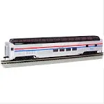 Bachmann HO Scale ~ 85&#039; Budd Full Dome Passenger Car ~ Amtrak Phase III ~ 13004