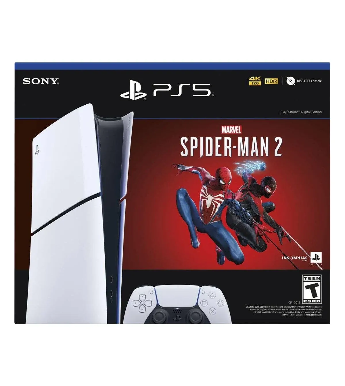 PlayStation 5 Slim Digital Console – Marvel’s Spider-Man 2 Bundle