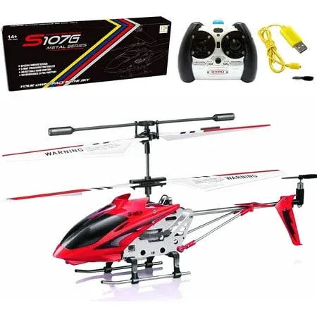 Syma RC Helicopter 3.5CH S107G Mini Aircraft Metal Remote Control GYRO Kids Gift