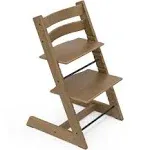 Stokke Tripp Trapp Modern Classic Brown Oak Wood Kids Chair