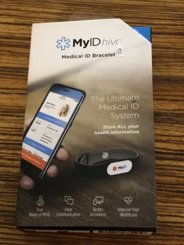 MyID Hive Medical ID Bracelet 2 Pack