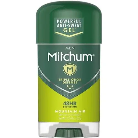 Mitchum Advanced Gel Anti-Perspirant & Deodorant, Mountain Air 2.25 oz (Pack of 4)