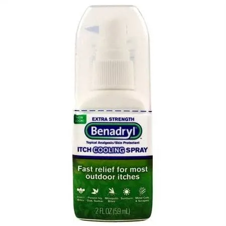 Benadryl Itch Relief Spray, Extra Strength, 2 oz