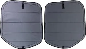 VanEssential Insulated Rear Door Covers (Pair) Designed for Mercedes-Benz VS30- Charcoal Gray